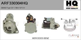 HQ ARF330304HQ - ARR NUEVO DENSO Type 12V 1,70kW 12T CW