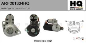 HQ ARF201304HQ - ARR NUEVO DENSO Type 12V 1,70kW 13/15T CCW