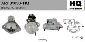 HQ ARF310304HQ - ARR NUEVO DENSO Type 12V 1,80kW 9T CW