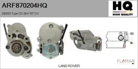 HQ ARF870204HQ - ARR NUEVO DENSO Type 12V 2,00kW 10T CW