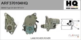 HQ ARF370104HQ - ARR NUEVO DENSO Type 12V 2,00kW 15T CCW