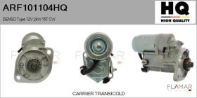 HQ ARF101104HQ - ARR NUEVO DENSO Type 12V 2,00kW 15T CW