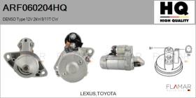 HQ ARF060204HQ - ARR NUEVO DENSO Type 12V 2,00kW 8/11T CW