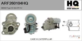 HQ ARF260104HQ - ARR NUEVO DENSO Type 12V 2,00kW 9T CW