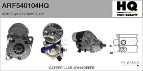 HQ ARF540104HQ - ARR NUEVO DENSO Type 12V 2,50kW 10T CW