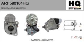 HQ ARF580104HQ - ARR NUEVO DENSO Type 12V 2,50kW 10T CW