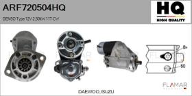 HQ ARF720504HQ - ARR NUEVO DENSO Type 12V 2,50kW 11T CW