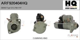 HQ ARF920404HQ - ARR NUEVO DENSO Type 12V 2,70kW