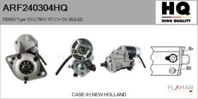 HQ ARF240304HQ - ARR NUEVO DENSO Type 12V 2,70kW 10T CW