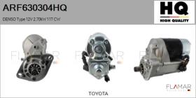 HQ ARF630304HQ - ARR NUEVO DENSO Type 12V 2,70kW 11T CW