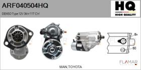 HQ ARF040504HQ - ARR NUEVO DENSO Type 12V 3,00kW 11T CW