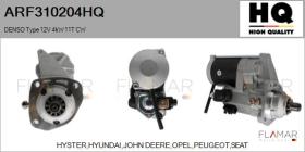 HQ ARF310204HQ - ARR NUEVO DENSO Type 12V 4,00kW 11T CW