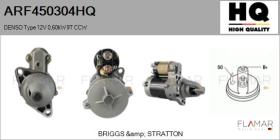 HQ ARF450304HQ - ARR NUEVO DENSO Type 12V 9T CCW
