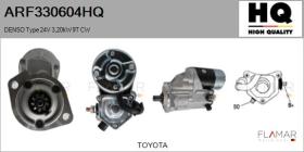 HQ ARF330604HQ - ARR NUEVO DENSO Type 24V 3,20kW 9T CW