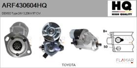 HQ ARF430604HQ - ARR NUEVO DENSO Type 24V 3,20kW 9T CW