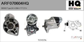 HQ ARF070604HQ - ARR NUEVO DENSO Type 24V 4,50kW 11T CCW