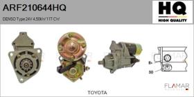 HQ ARF210644HQ - ARR NUEVO DENSO Type 24V 4,50kW 11T CW
