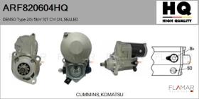 HQ ARF820604HQ - ARR NUEVO DENSO Type 24V 5,00kW 10T CW