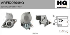 HQ ARF520604HQ - ARR NUEVO DENSO Type 24V 5,50kW 11T CW