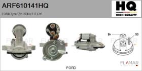 HQ ARF610141HQ - ARR NUEVO FORD Type 12V 1,50kW 11T CW