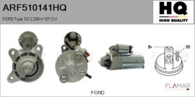 HQ ARF510141HQ - ARR NUEVO FORD Type 12V 2,20kW 10T CW