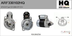 HQ ARF330102HQ - ARR NUEVO HITACHI Type 12V 0,80kW 8T CCW