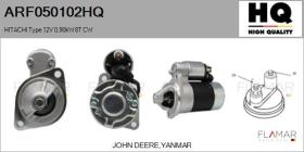 HQ ARF050102HQ - ARR NUEVO HITACHI Type 12V 0,90kW 8T CW