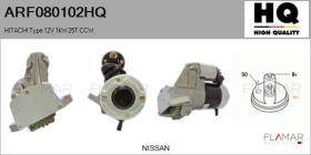 HQ ARF080102HQ - ARR NUEVO HITACHI Type 12V 1,00kW 25T CCW