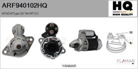 HQ ARF940102HQ - ARR NUEVO HITACHI Type 12V 1,00kW 9T CW
