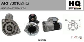 HQ ARF730102HQ - ARR NUEVO HITACHI Type 12V 1,20kW 9T CW