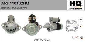 HQ ARF110102HQ - ARR NUEVO HITACHI Type 12V 1,40kW 11T CW