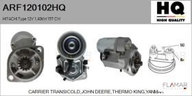 HQ ARF120102HQ - ARR NUEVO HITACHI Type 12V 1,40kW 15T CW