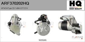 HQ ARF370202HQ - ARR NUEVO HITACHI Type 12V 1,40kW 21T CCW