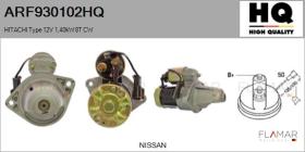 HQ ARF930102HQ - ARR NUEVO HITACHI Type 12V 1,40kW 8T CW