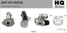HQ ARF701102HQ - ARR NUEVO HITACHI Type 12V 1,40kW 9T CW