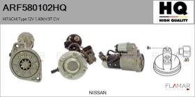 HQ ARF580102HQ - ARR NUEVO HITACHI Type 12V 1,40kW 9T CW
