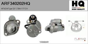 HQ ARF340202HQ - ARR NUEVO HITACHI Type 12V 1,70kW 11T CW