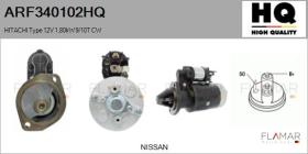 HQ ARF340102HQ - ARR NUEVO HITACHI Type 12V 1,80kW 9/10T CW