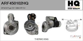 HQ ARF450102HQ - ARR NUEVO HITACHI Type 12V 1,80kW 9T CW