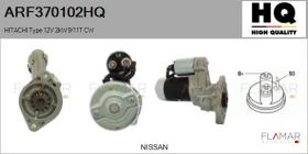 HQ ARF370102HQ - ARR NUEVO HITACHI Type 12V 2,00kW 9/11T CW