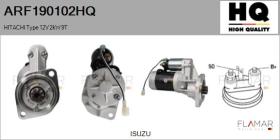HQ ARF190102HQ - ARR NUEVO HITACHI Type 12V 2,00kW 9T