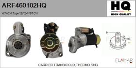 HQ ARF460102HQ - ARR NUEVO HITACHI Type 12V 2,00kW 9T CW