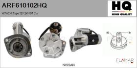HQ ARF610102HQ - ARR NUEVO HITACHI Type 12V 2,00kW 9T CW