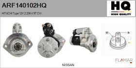 HQ ARF140102HQ - ARR NUEVO HITACHI Type 12V 2,20kW 9T CW