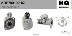 HQ ARF790102HQ - ARR NUEVO HITACHI Type 12V 2,30kW 9T