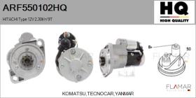 HQ ARF550102HQ - ARR NUEVO HITACHI Type 12V 2,30kW 9T