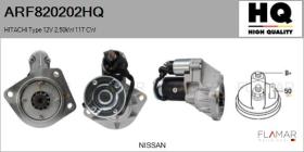 HQ ARF820202HQ - ARR NUEVO HITACHI Type 12V 2,50kW 11T CW