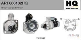 HQ ARF660102HQ - ARR NUEVO HITACHI Type 12V 3,00kW 9T CW