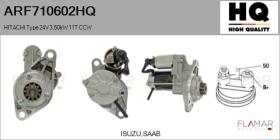 HQ ARF710602HQ - ARR NUEVO HITACHI Type 24V 3,50kW 11T CCW