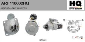 HQ ARF110602HQ - ARR NUEVO HITACHI Type 24V 3,50kW 11T CW